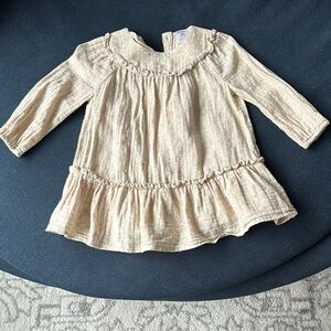 Nordstrom Beige and Pink Baby Dress